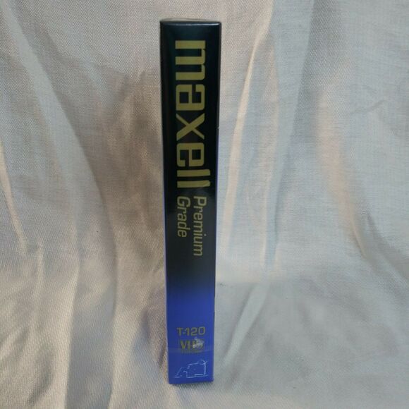LOT Of 3 SEALED Maxell T-120 Blank VHS Video Cassette Tapes Premium Grade 6 Hour - Picture 5 of 5